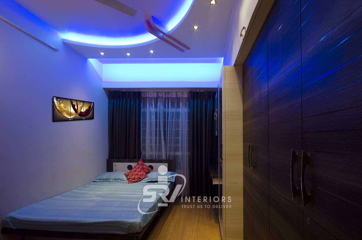 Bedroom design by best interior designer in mumbai SRV Interiors