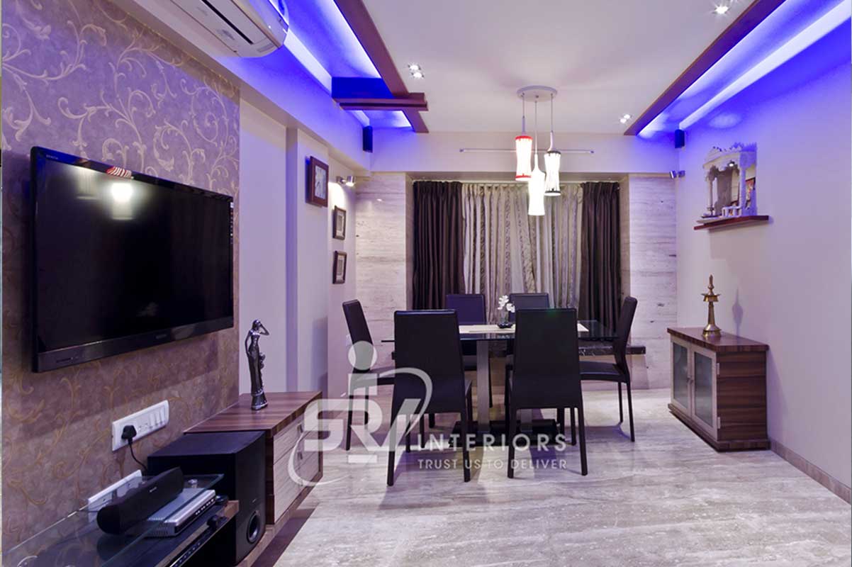 1 bhk home interior design work done by SRV Interiors Mumbai