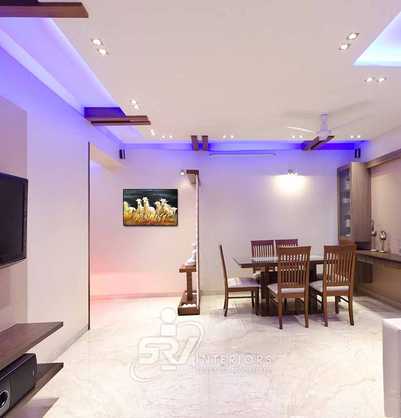 modern home interior design by SRV Interiors