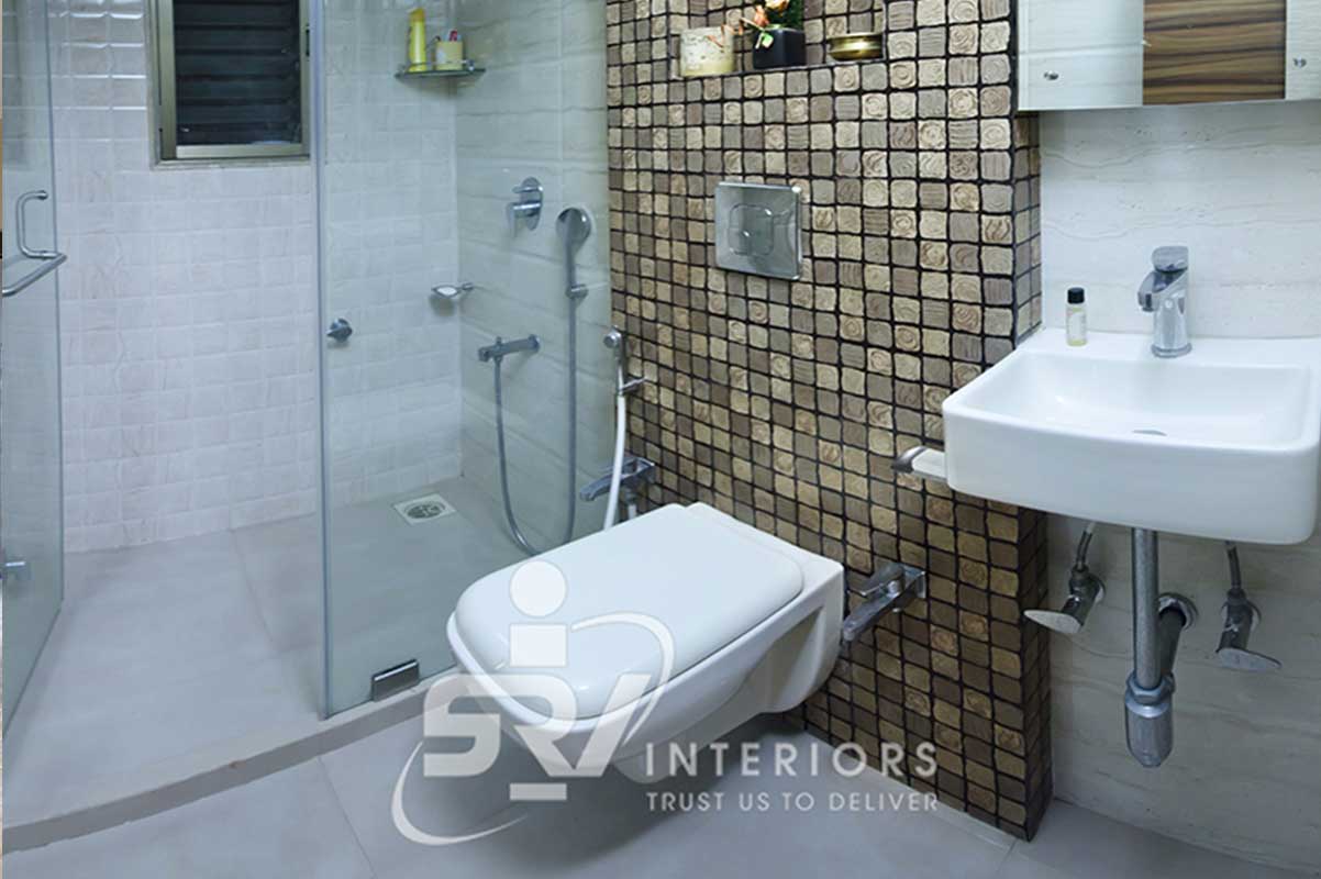 Toilet and Washroom Design by SRV Interiors Mumbai